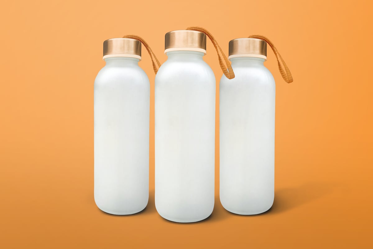 Stainless Steel Bottle Mockup